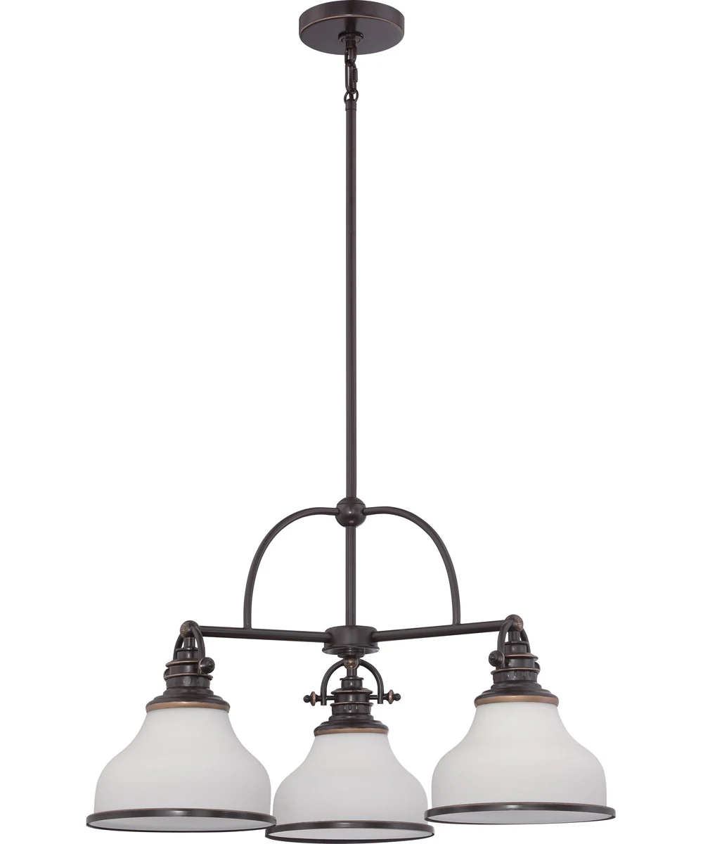 Grant 3-light Chandelier Palladian Bronze - Image 3