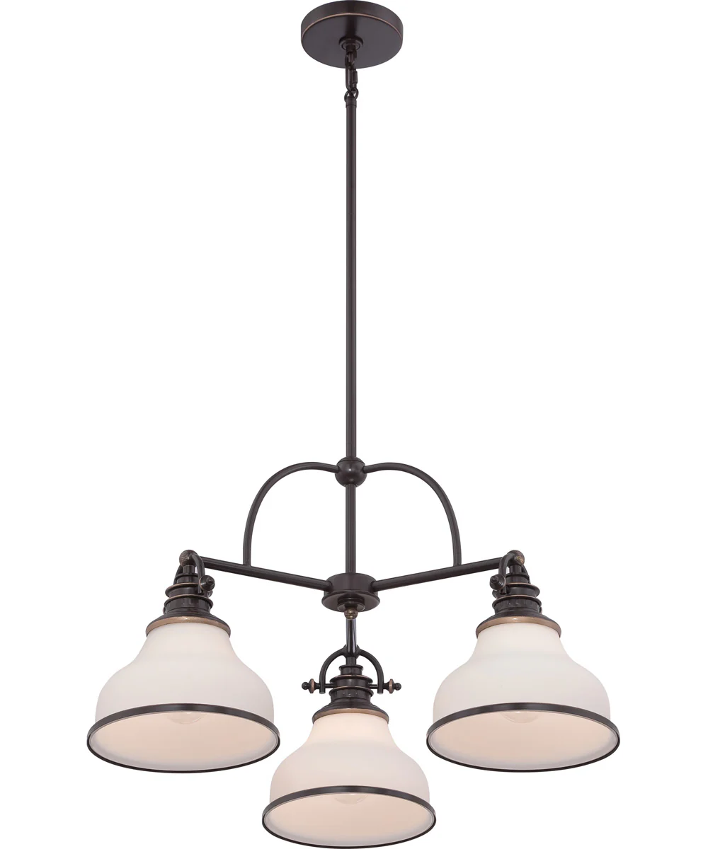 Grant 3-light Chandelier Palladian Bronze - Image 4