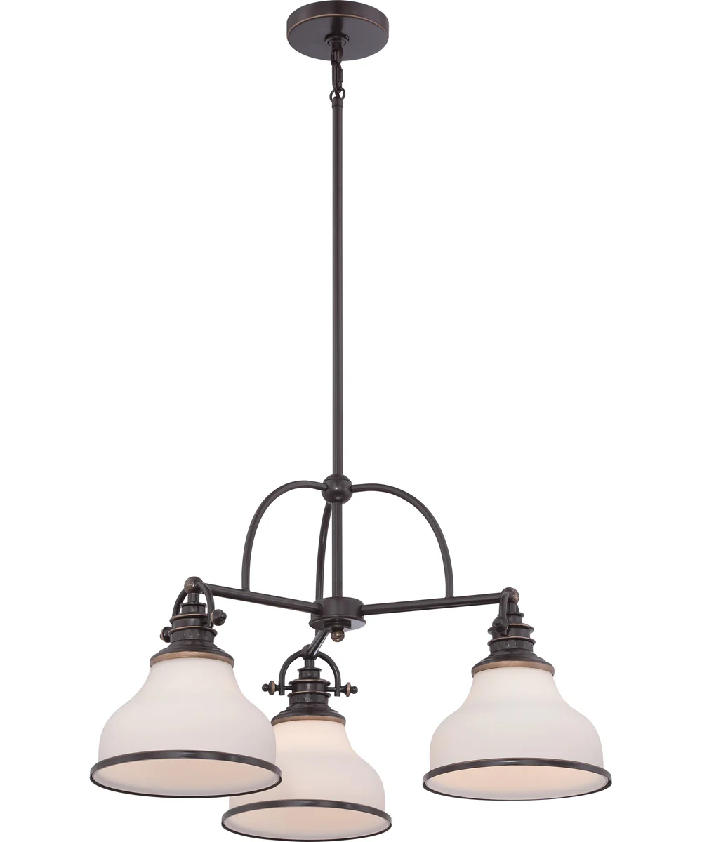 Grant 3-light Chandelier Palladian Bronze - Image 5