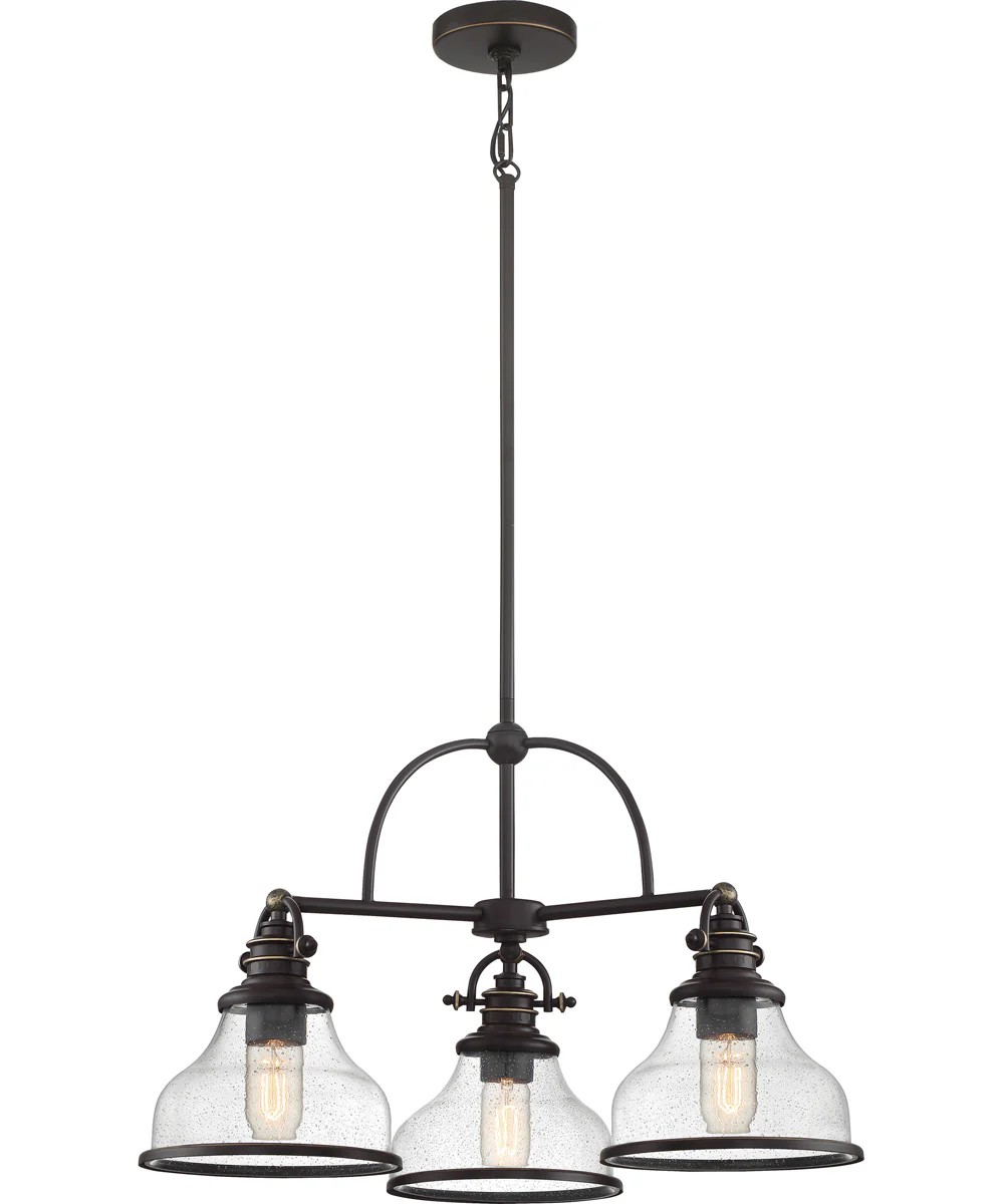Grant 3-light Chandelier Palladian Bronze - Image 2