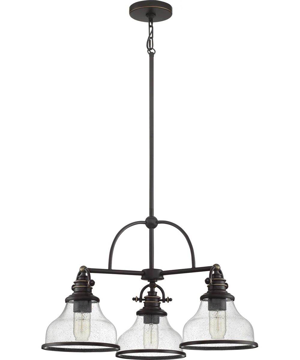 Grant 3-light Chandelier Palladian Bronze - Image 3