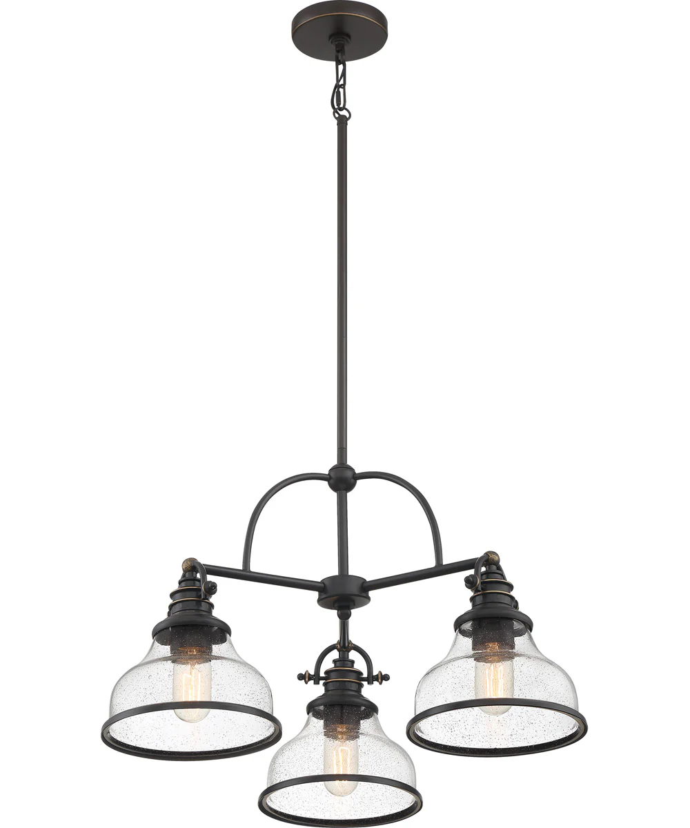 Grant 3-light Chandelier Palladian Bronze - Image 4
