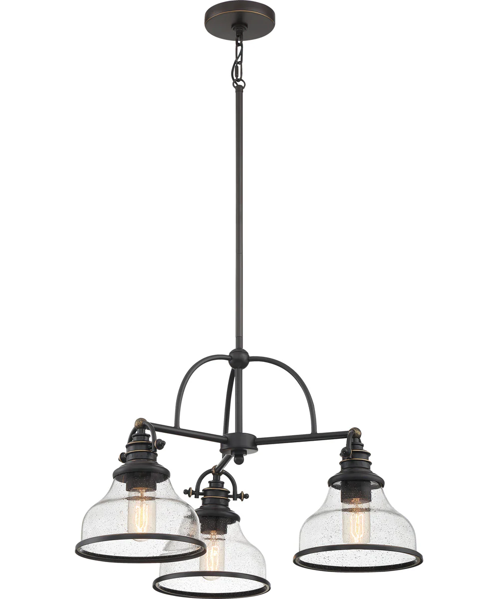 Grant 3-light Chandelier Palladian Bronze - Image 5