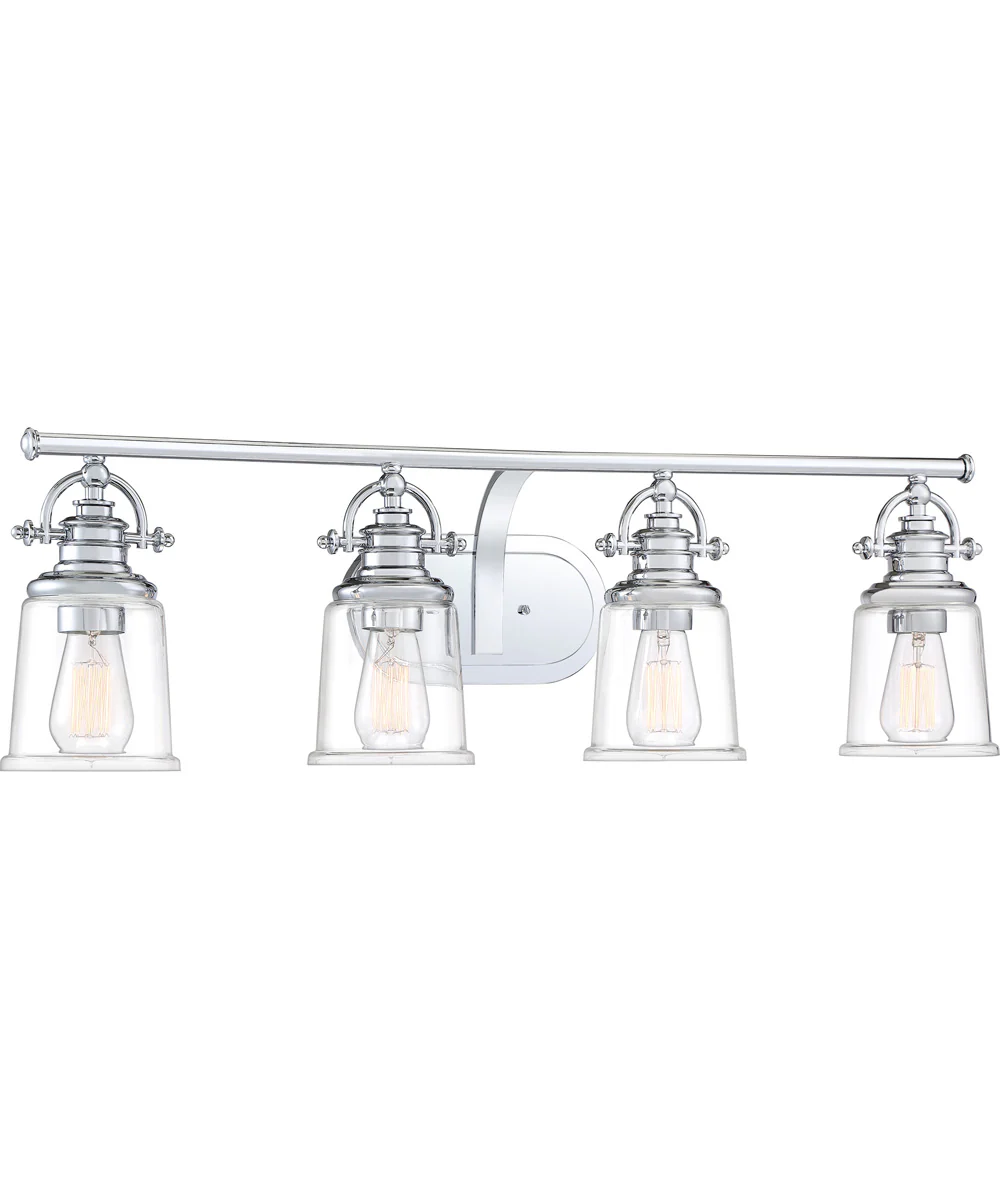 Grant Extra Large 4-light Bath Light Polished Chrome - Image 3