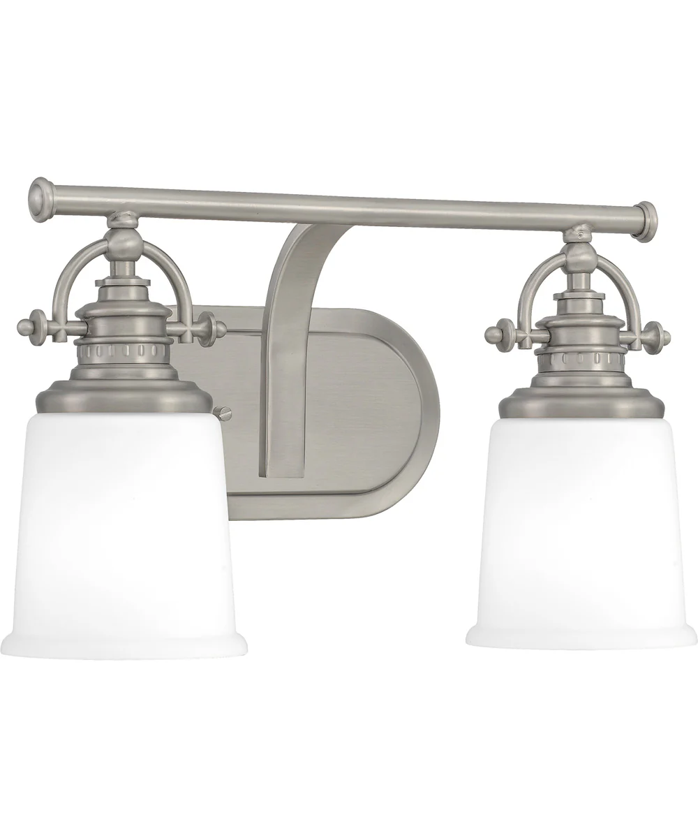 Grant Medium 2-light Bath Light Antique Nickel - Image 4
