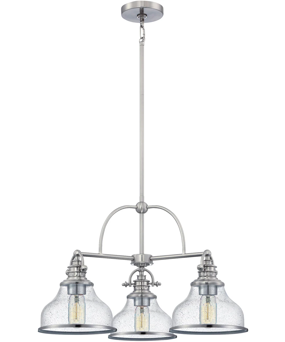 Grant Medium 3-light Chandelier Brushed Nickel - Image 2