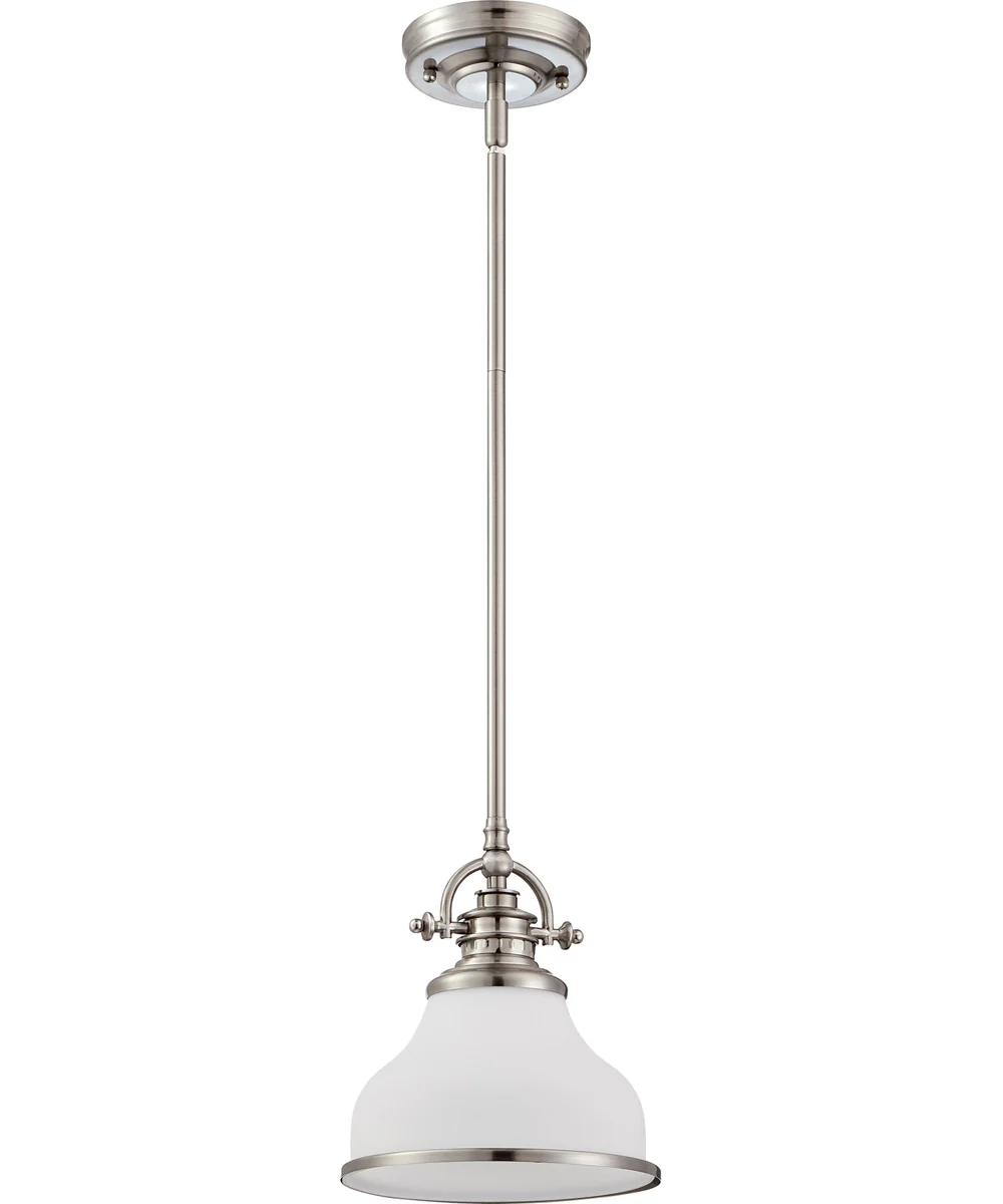 Grant Small 1-light Mini Pendant Brushed Nickel - Image 3