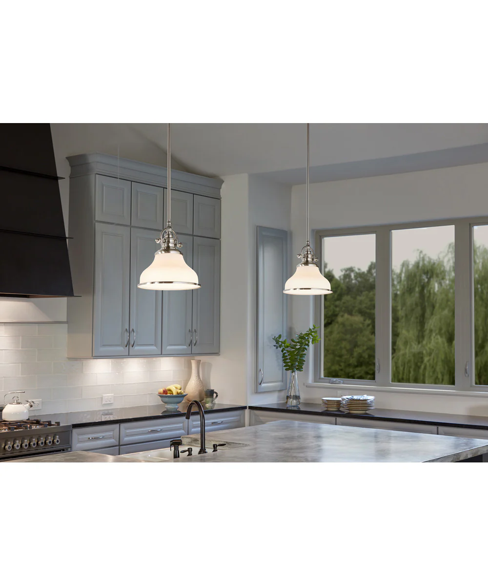 Grant Small 1-light Mini Pendant Brushed Nickel - Image 6