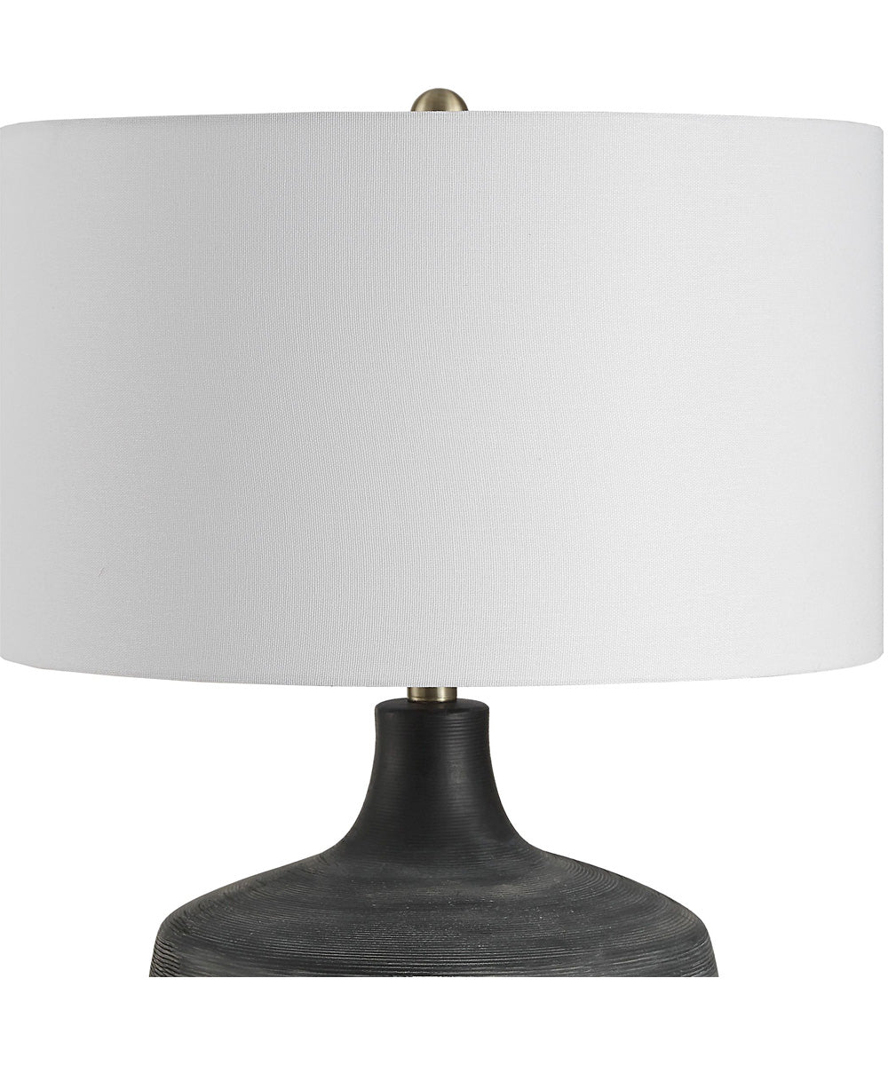 Graphite Ribbed Table Lamp - Image 5