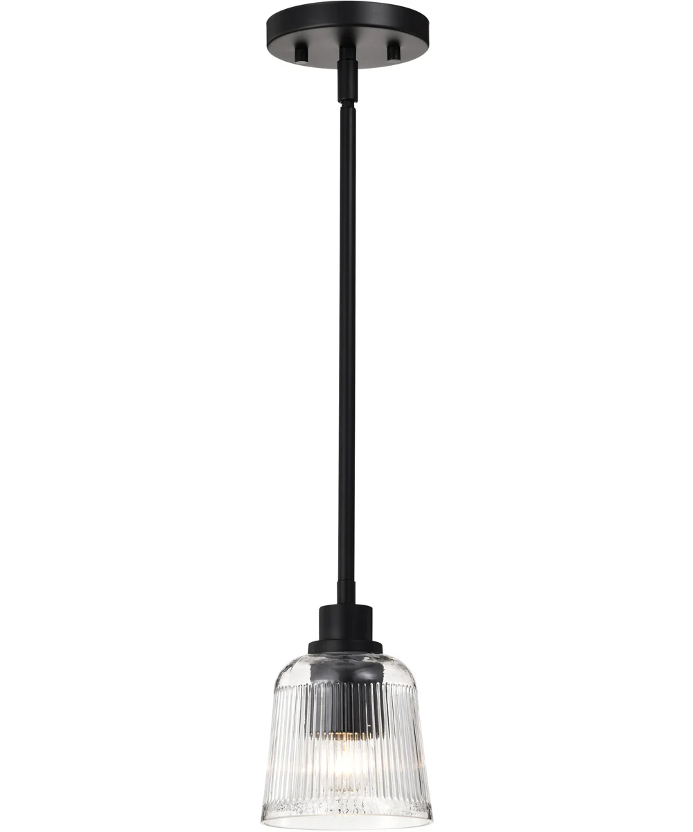 Grayson 1-Light Pendant Matte Black - Image 2