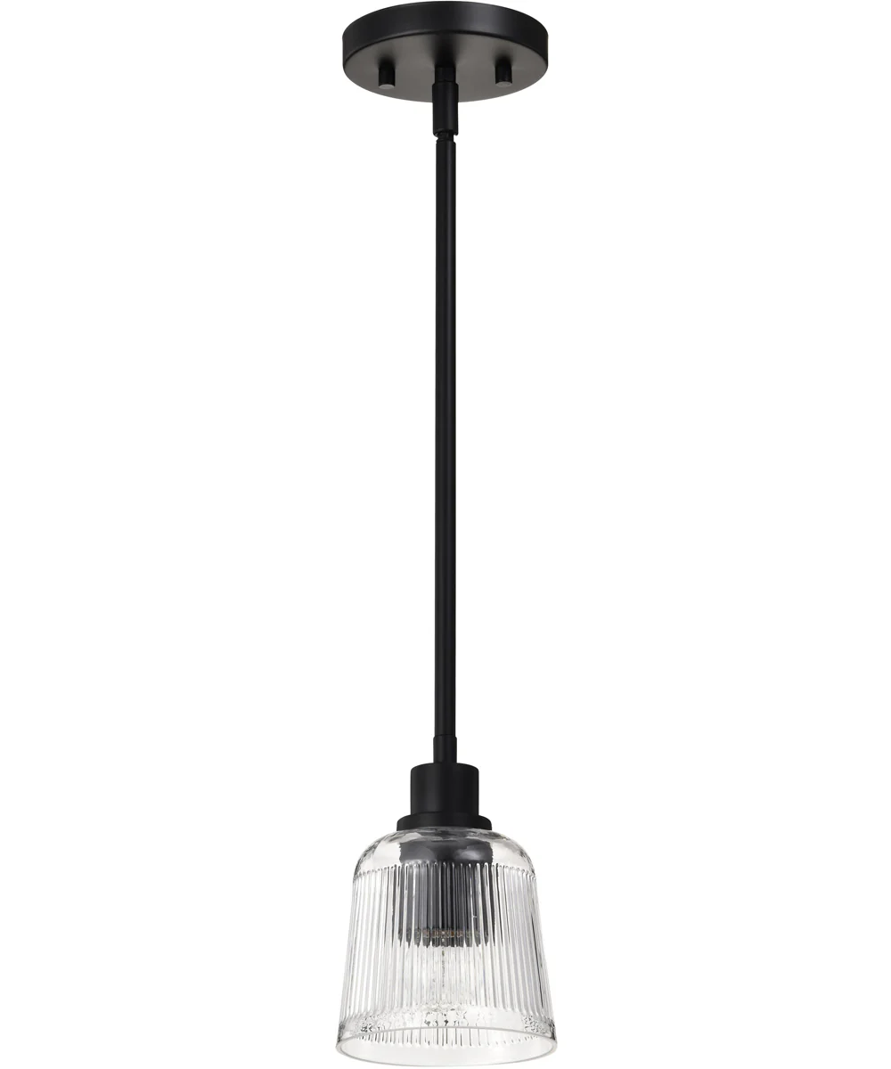 Grayson 1-Light Pendant Matte Black - Image 3