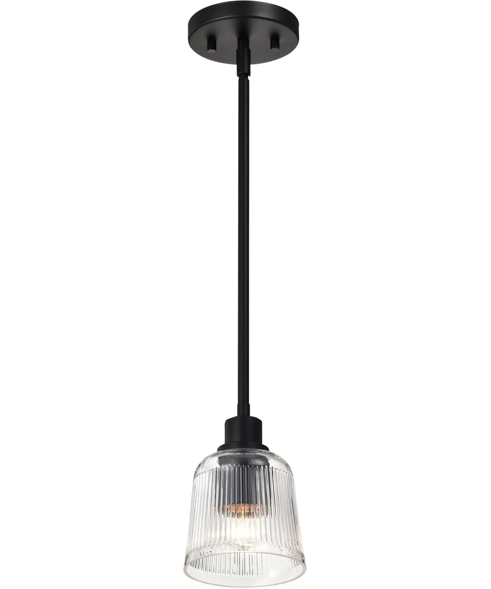Grayson 1-Light Pendant Matte Black - Image 6