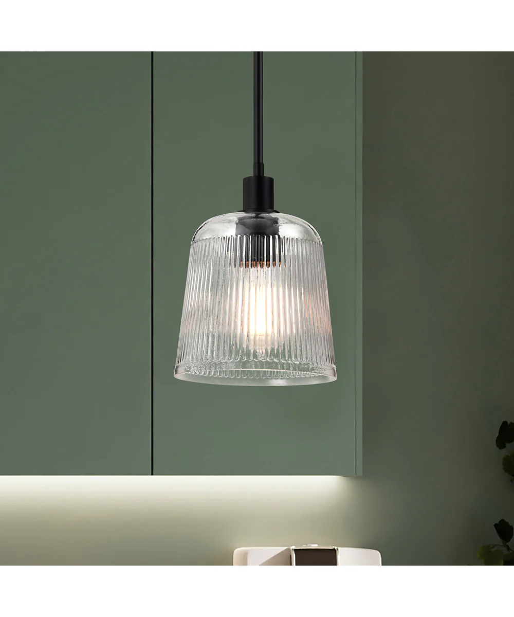 Grayson 1-Light Pendant Matte Black - Image 3