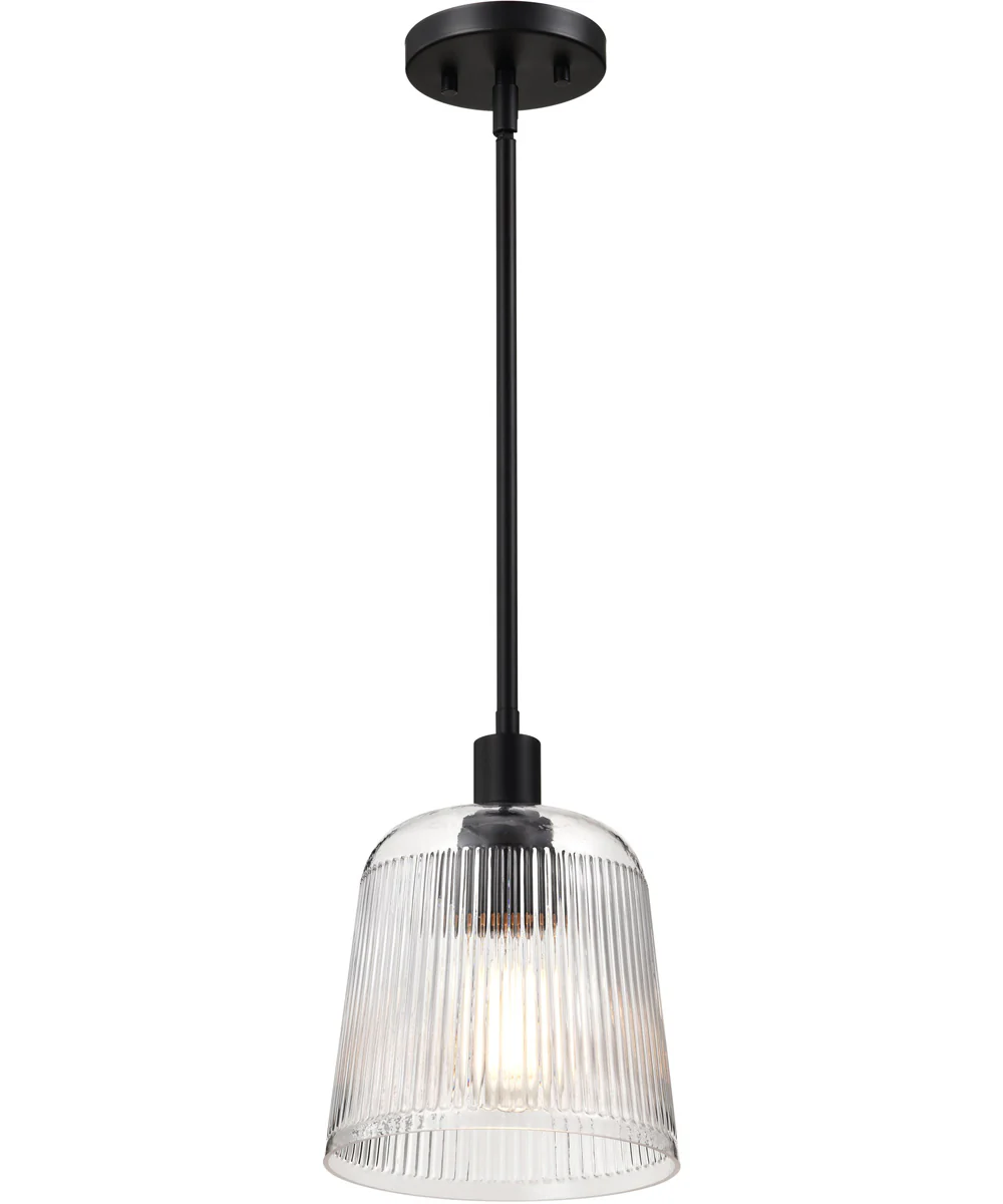 Grayson 1-Light Pendant Matte Black - Image 4