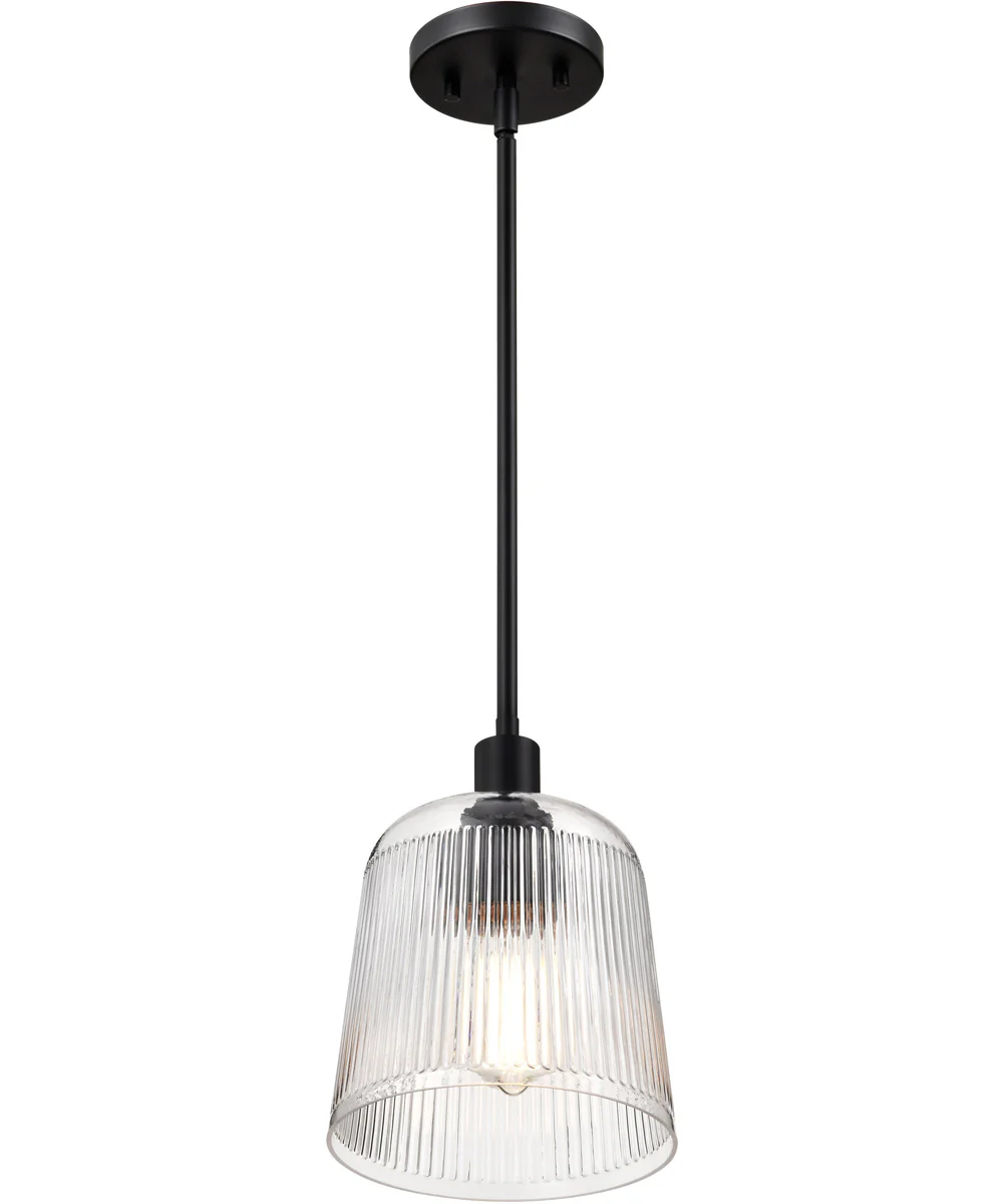 Grayson 1-Light Pendant Matte Black - Image 6
