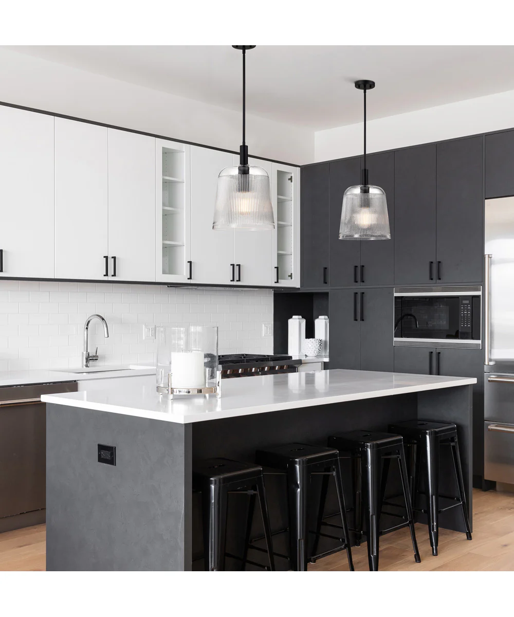 Grayson 1-Light Pendant Matte Black - Image 2