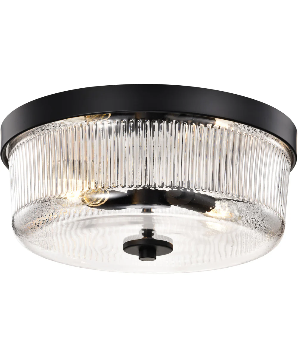 Grayson 2-Light Close-to-Ceiling Matte Black - Image 2