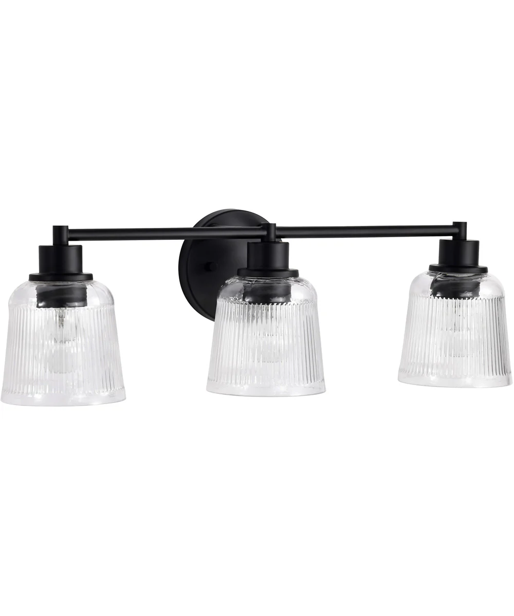 Grayson 3-Light Vanity & Wall Matte Black - Image 5
