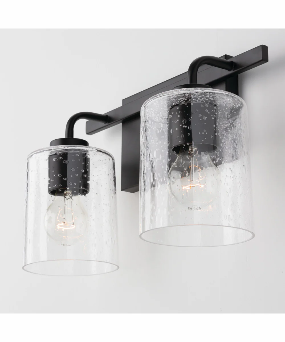 Greyson 2-Light Vanity Matte Black - Image 2