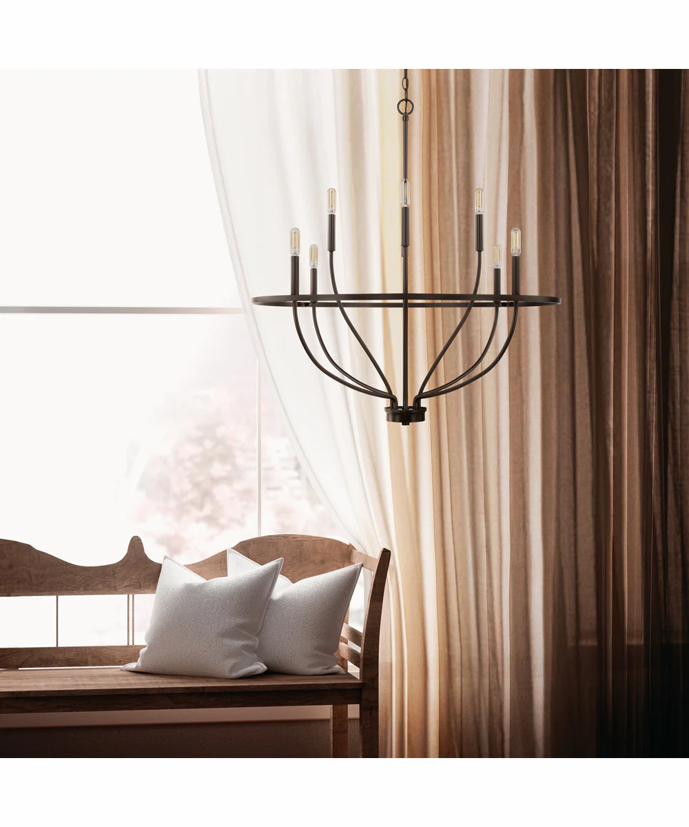 Greyson 8-Light Chandelier Bronze - Image 2