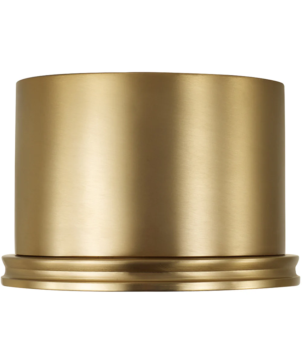 Griffin 1-Light Flush Aged Brass - Image 3