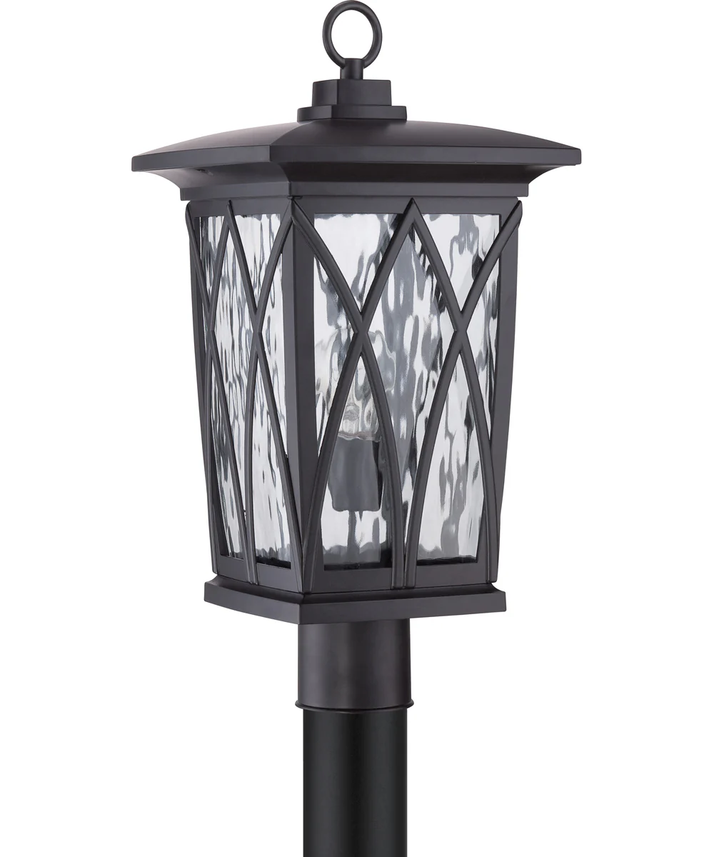 Grover Large 1-light Outdoor Post Light Mystic Black - Image 3