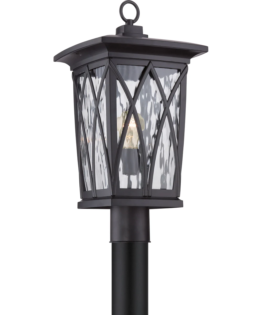 Grover Large 1-light Outdoor Post Light Mystic Black - Image 4