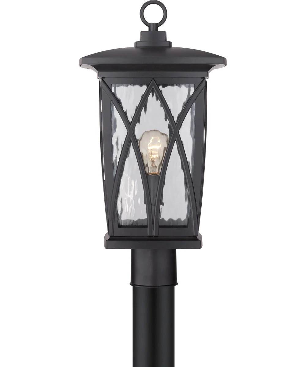 Grover Large 1-light Outdoor Post Light Mystic Black - Image 5