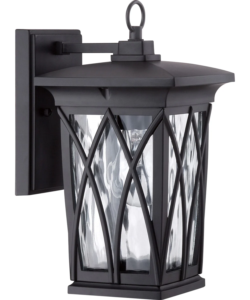 Grover Small 1-light Outdoor Wall Light Mystic Black - Image 3
