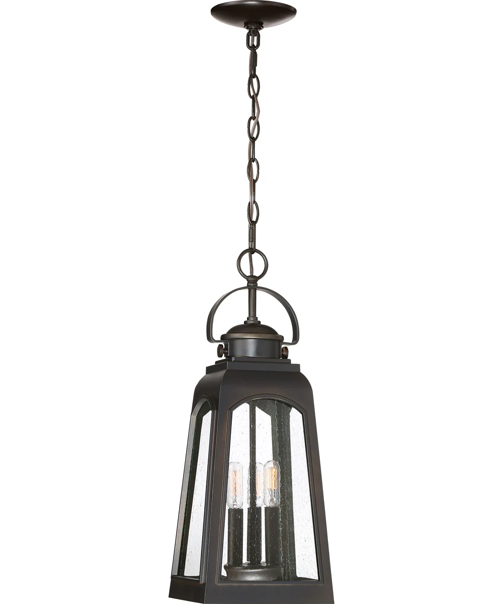 Guardsman Large 3-light Outdoor Pendant Light  Coastal Armour Palladian Bronze - Image 2