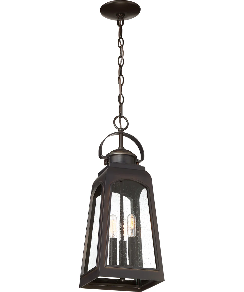 Guardsman Large 3-light Outdoor Pendant Light  Coastal Armour Palladian Bronze - Image 4