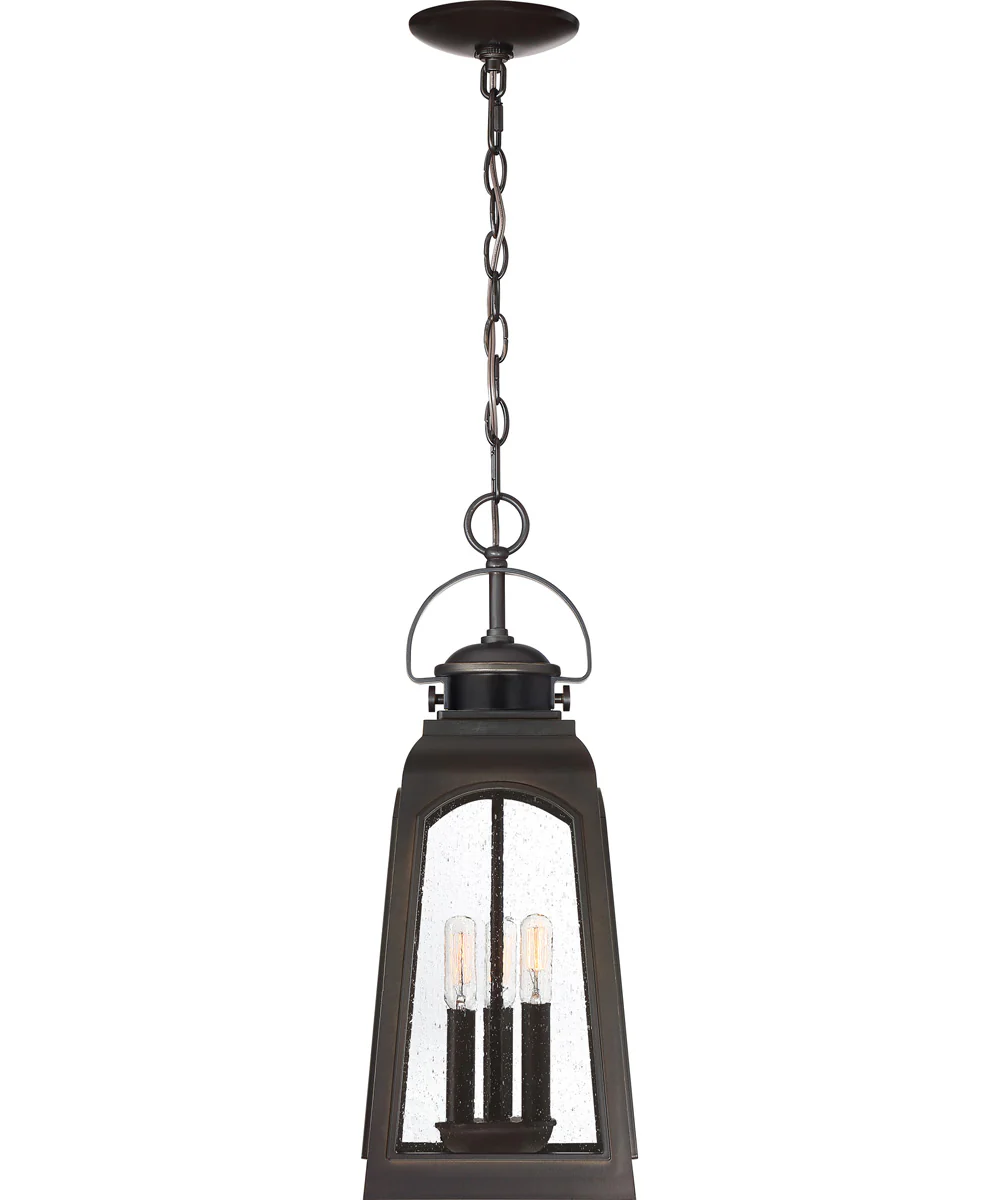 Guardsman Large 3-light Outdoor Pendant Light  Coastal Armour Palladian Bronze - Image 5
