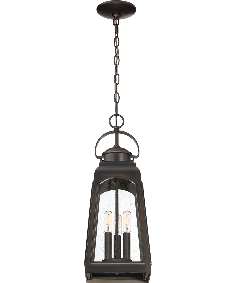 Guardsman Large 3-light Outdoor Pendant Light  Coastal Armour Palladian Bronze - Image 6