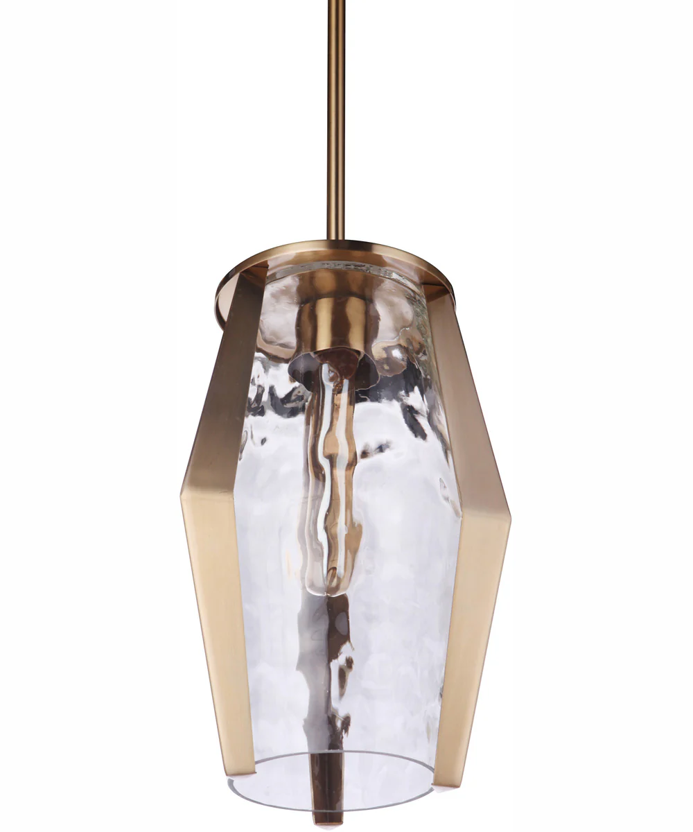 Guiding Star 1-Light Mini Pendant Satin Brass - Image 5