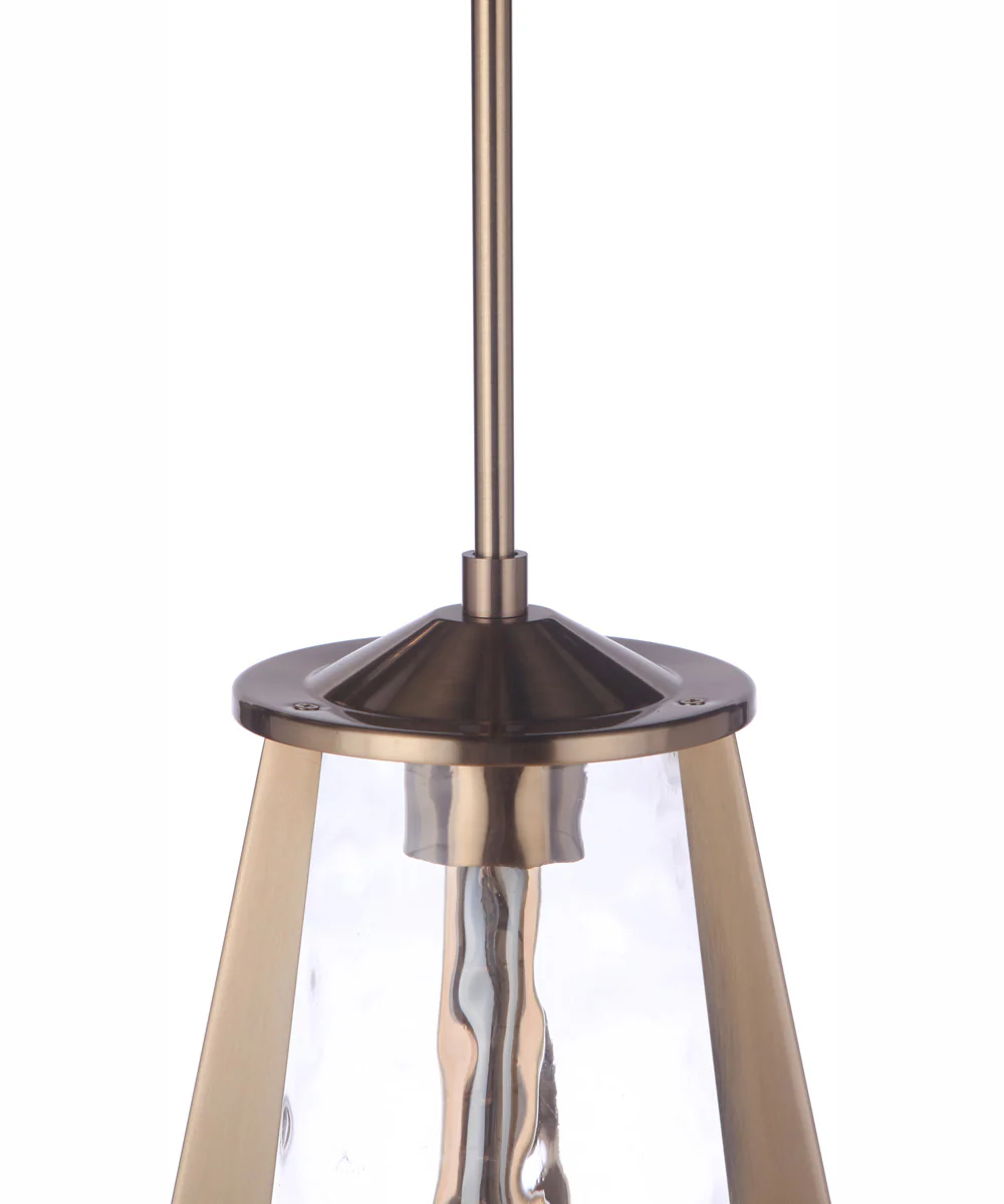 Guiding Star 1-Light Mini Pendant Satin Brass - Image 7