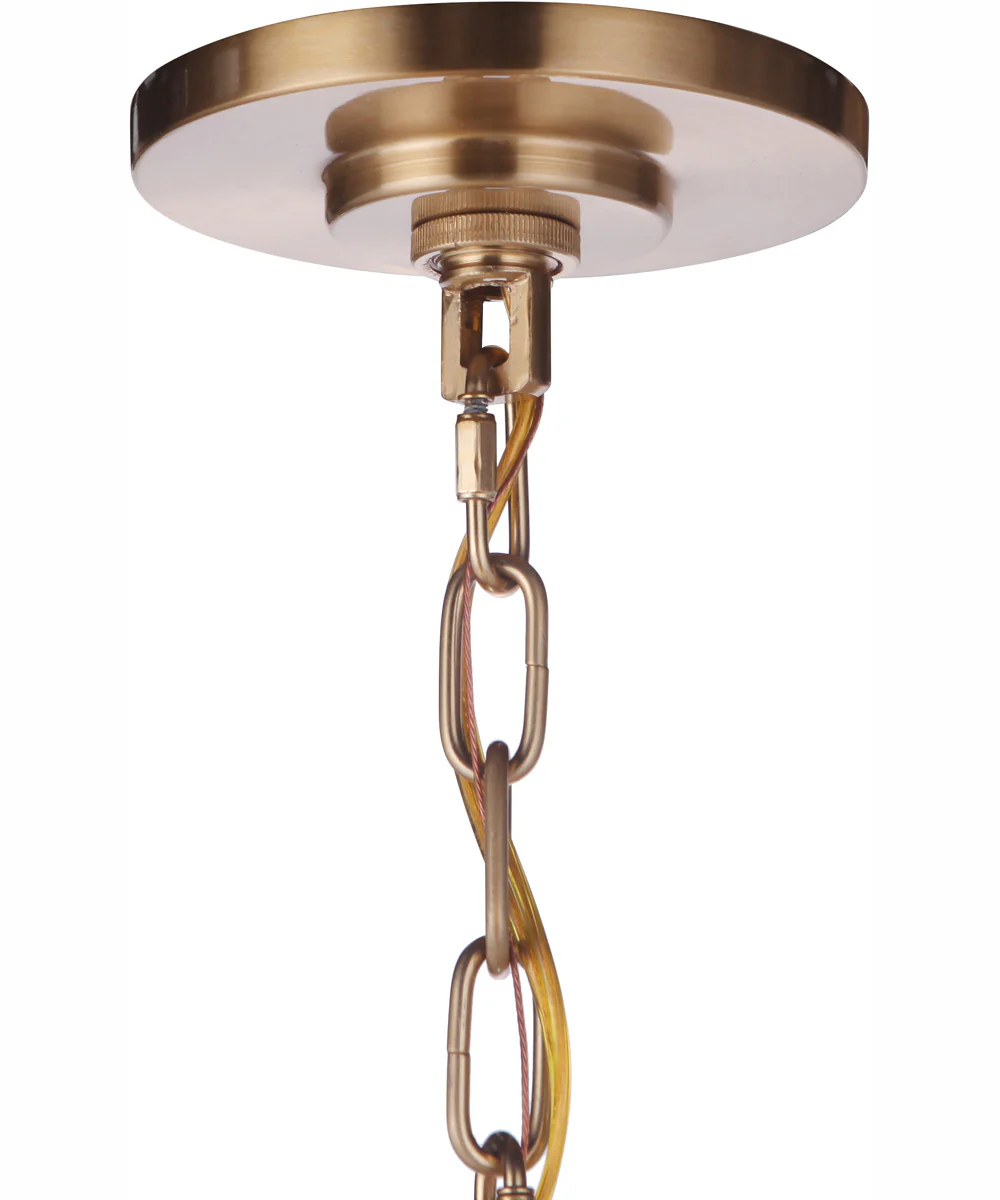 Guiding Star 6-Light Chandelier Satin Brass - Image 4