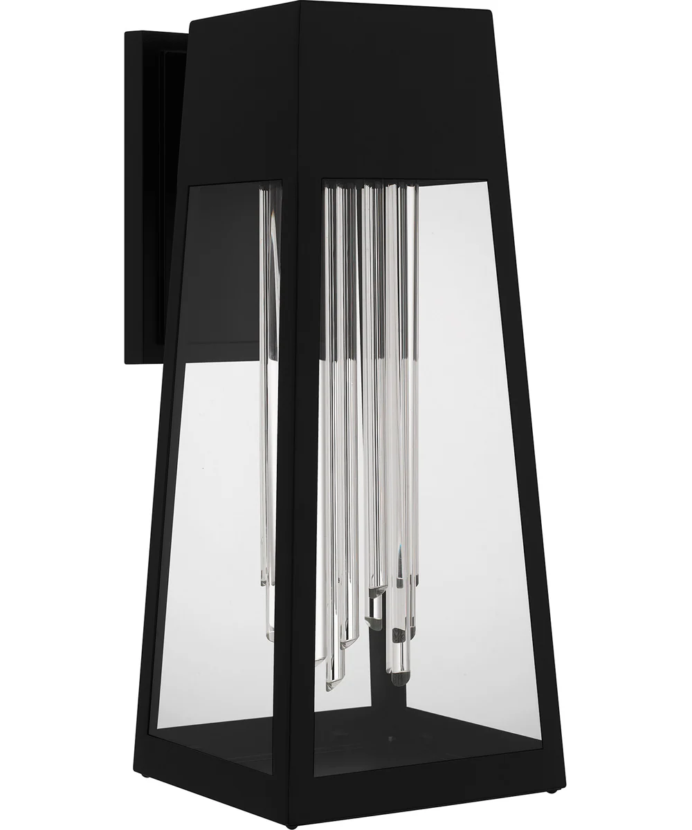 Guinn Large Outdoor Wall Light  Coastal Armour Steel Matte Black - Image 2