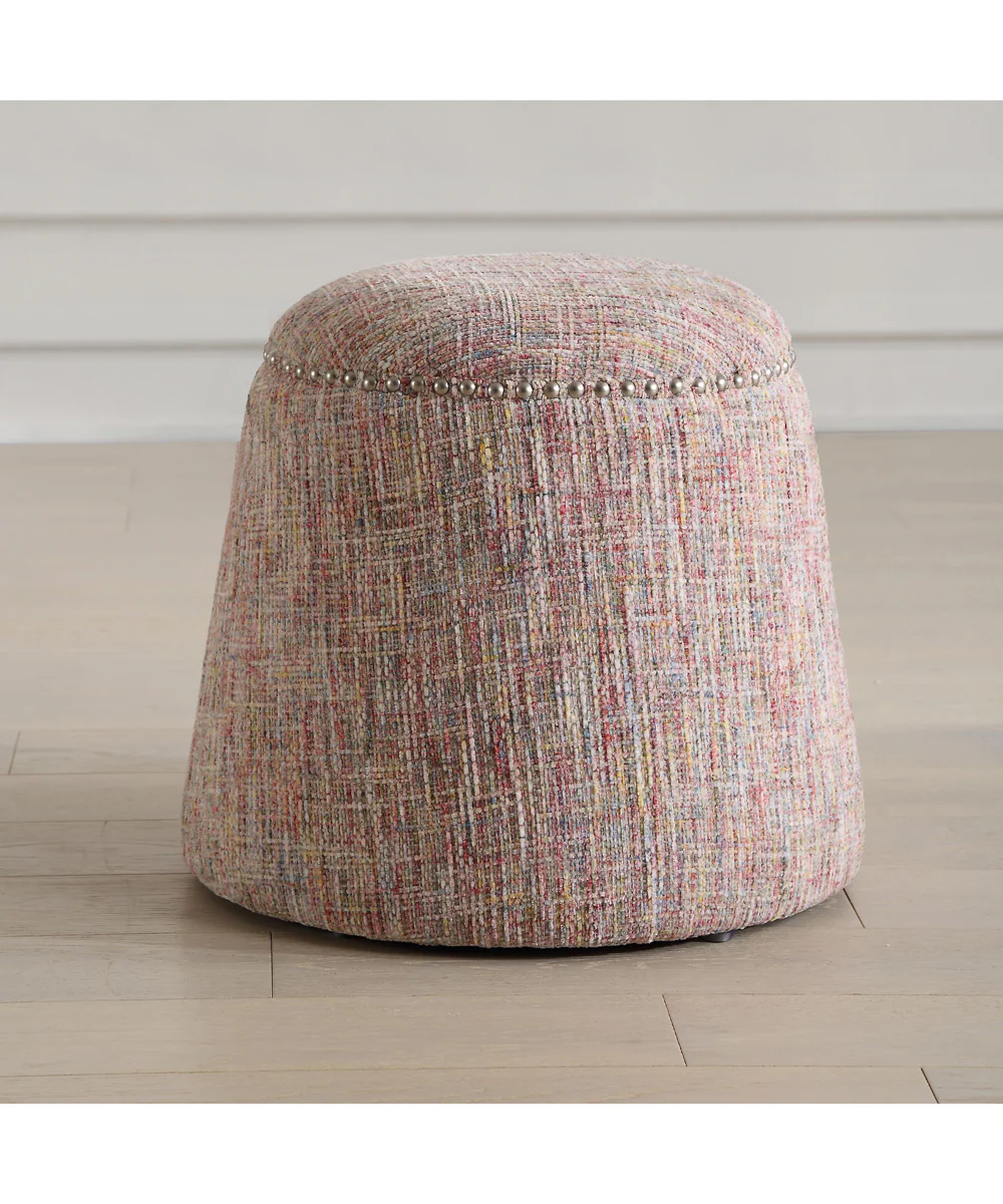 Gumdrop Confetti Chenille Ottoman - Image 2