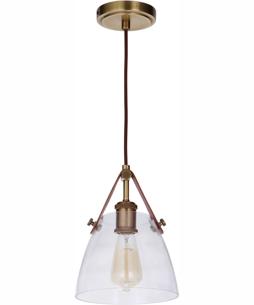 Hagen 1-Light Pendant Vintage Brass