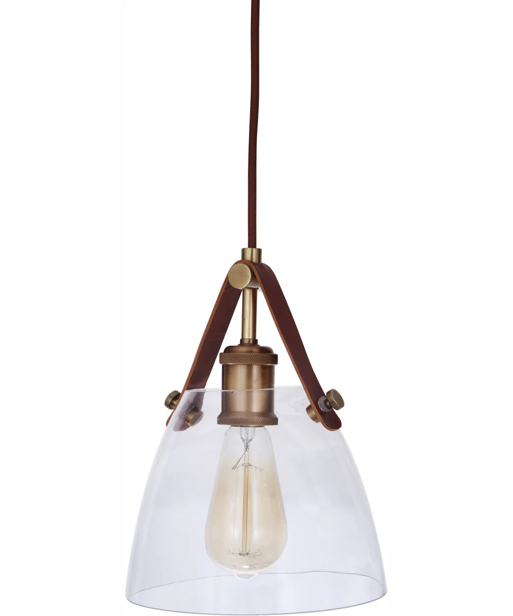 Hagen 1-Light Pendant Vintage Brass - Image 3
