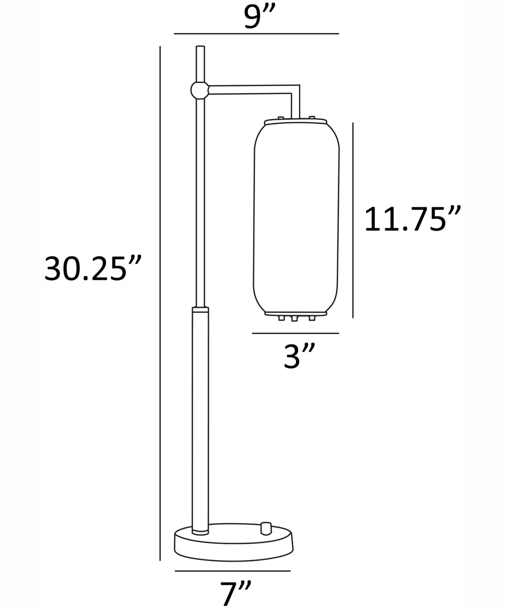 Hagen 1-Light Table Lamp Brushed Nickel/Clear Glass Shade - Image 4