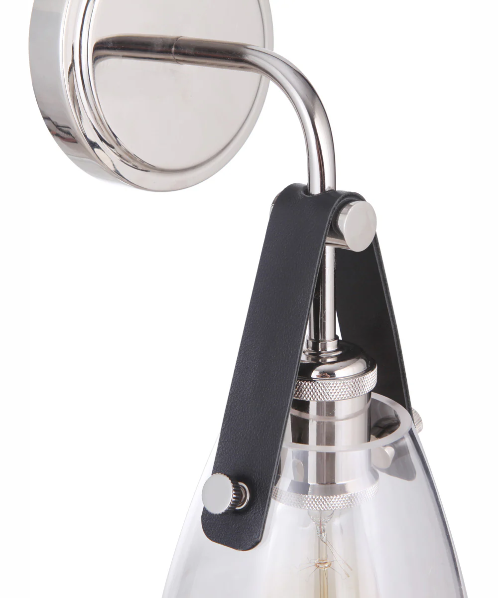 Hagen 1-Light Wall Sconce Polished Nickel - Image 5