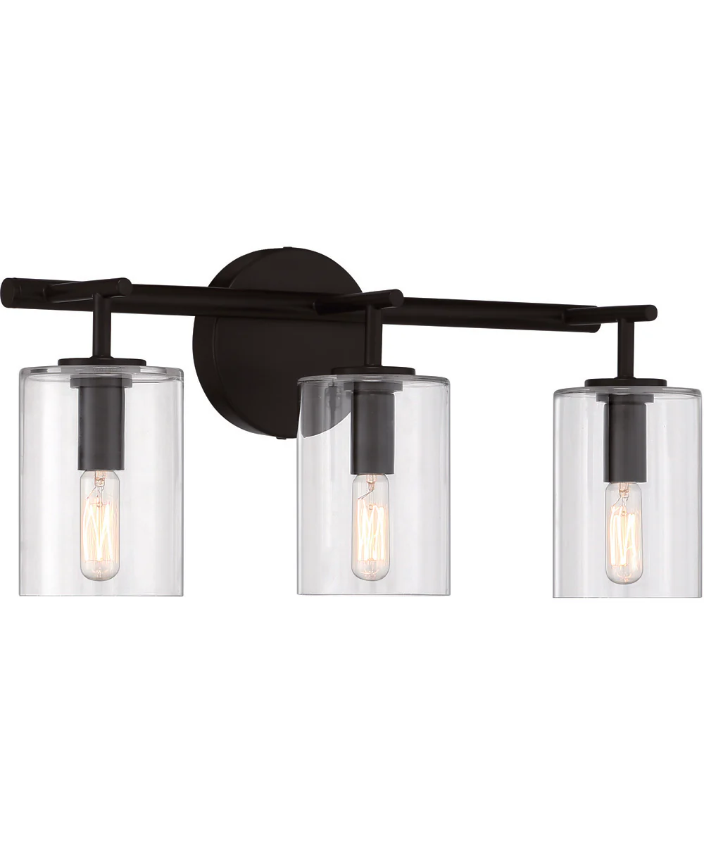 Hailie 3-Light Vanity Flat Black - Image 2