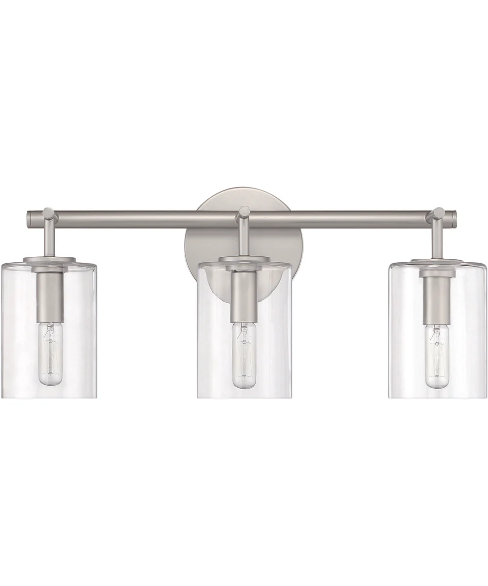 Hailie 3-Light Vanity Satin Nickel - Image 3