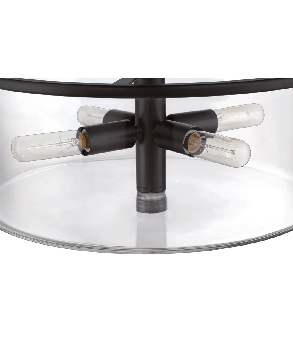 Hailie 4-Light Pendant Flat Black - Image 7