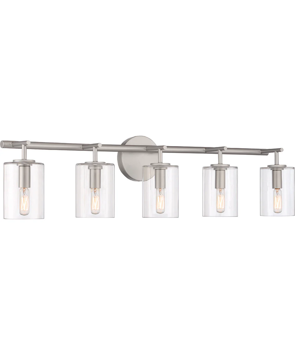 Hailie 5-Light Vanity Satin Nickel - Image 2