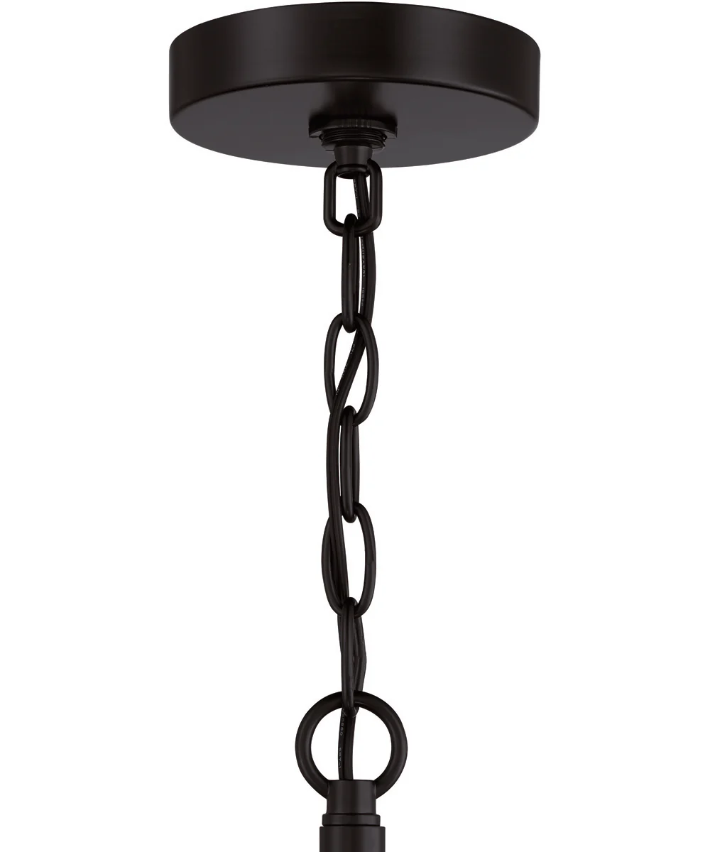 Hailie 6-Light Chandelier Flat Black - Image 5