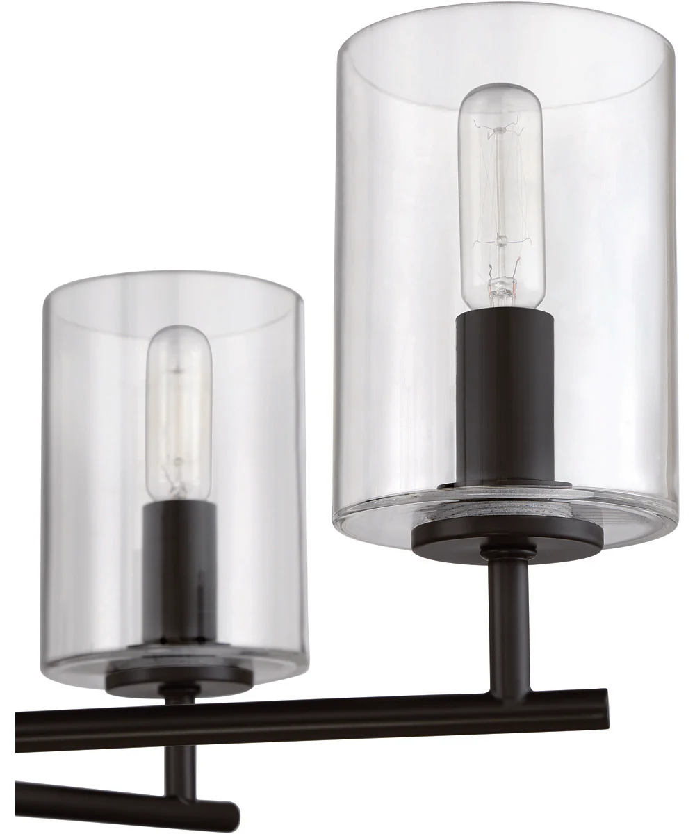 Hailie 6-Light Chandelier Flat Black - Image 7