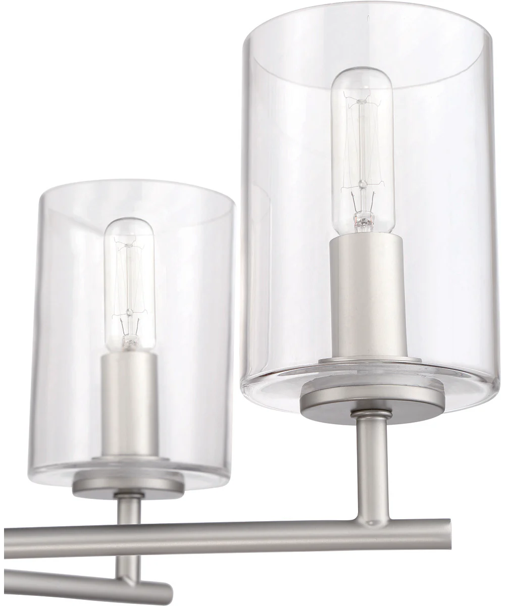 Hailie 6-Light Chandelier Satin Nickel - Image 7