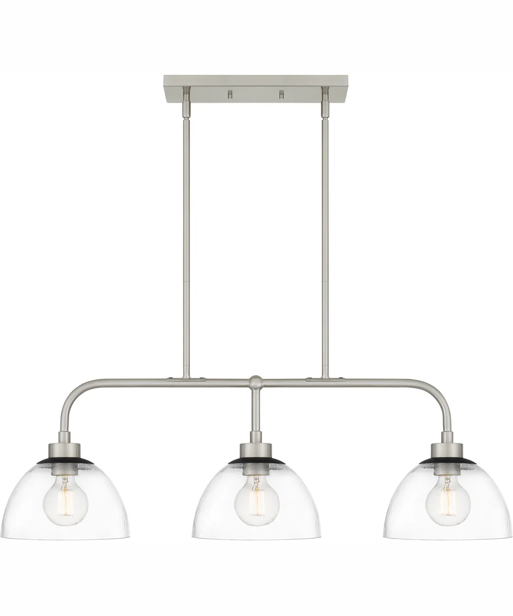 Halsey Medium 3-light Island Light Brushed Nickel - Image 4